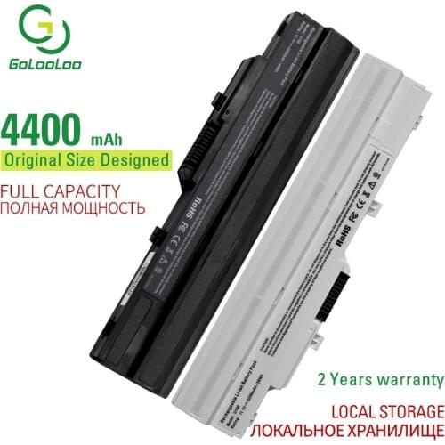 Golooloo 6CELL New laptop battery for MSI U100W-085NL U100X Wind MS-N011 Wind U100 U100X U90 U90X BTY-S11 BTY-S12 TX2-RTL8187SE