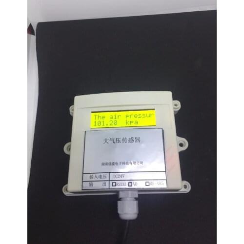 Atmospheric pressure temperature transmitter pressure sensor modbus 485/232 / 0-5v / 4-20ma / relay gas pressure transducer PLC