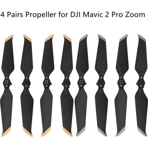 For DJI Mavic 2 Pro Zoom Propeller Props 8743F Blade Quick-Release Folding Blade Noise Reduction Props Drone Accessory 4 Pairs