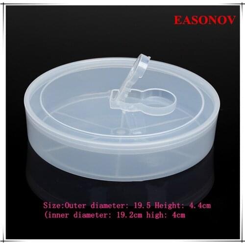 EASONOV High quality PP plastic round box Tea box Perforated box