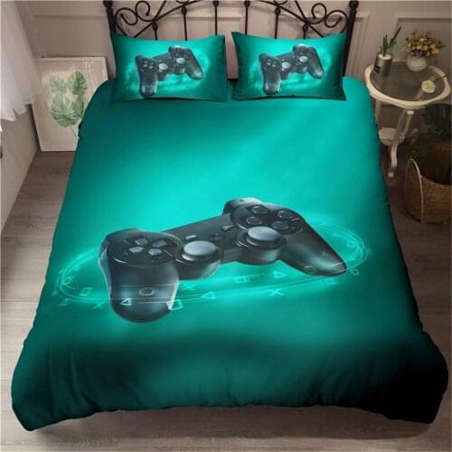 3D Printed Bedding Set Unisex Adults Teens Game Queen King Single Duvet Cover with Pillowcases Bedclothes