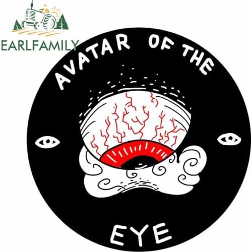 EARLFAMILY 13cm x 10.7cm for Avatar The Eye Decal Waterproof DIY Window Trunk Decoration Snowboard Scratch-proof Car Stickers