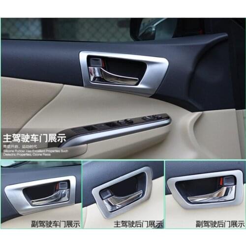 Auto Door Inner Bowl Sticker interior moulding for Toyota Camry 2012-2016,4pcs/lot,car accessories