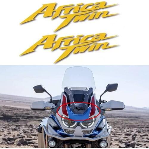 Motorcycle Fuel Gas Cap Sticker Tank Pad Protector Case For HONDA Africa Twin Sign Decals CRF1100L CRF1000L CRF 1000 Logo