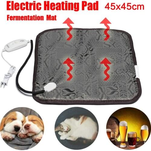 Pet Dog and Cat Electric Heated Blanket Winter Warm Carpet Animal BlanketHousehold Beer Brewing Fermentation Heating Pad