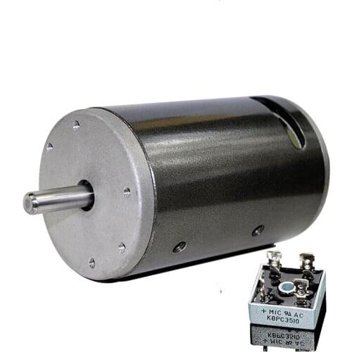 DC 220V 350W 7000 Turn Double Ball Bearing Motor Spindle Lathe Bead Machine High Power Motor