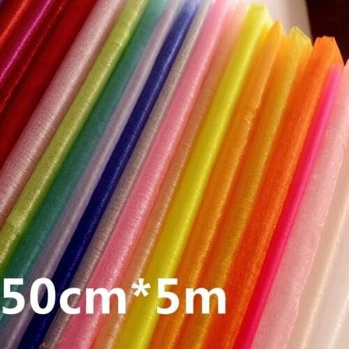 Wedding Supplies Crystal Veil Snow Gauze Festive Wedding Road Guide Staircase Decoration Yarn DIY Bouquet Package Material