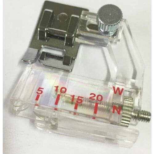 ADJUSTABLE BIAS TAPE SNAP ON 6290 BINDER FOOT AJUSTABLE BINDING SNAP-ON BIAS BINDER PRESSER FOOT