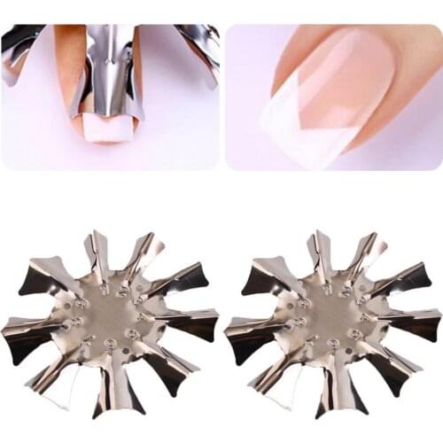 Nail Cutter Plate French Manicure Rust-Proof Stainless Steel Nail Art Manicure Edge Trimmer for Female
