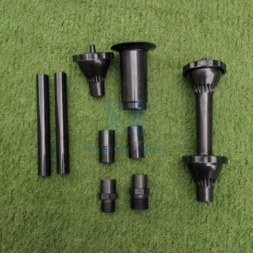 S/L Size Garden Home Decor Mushroom Outdoor Fountain Sprinkler Multifunctional Plastic Spray Head Shower Fountain Pump