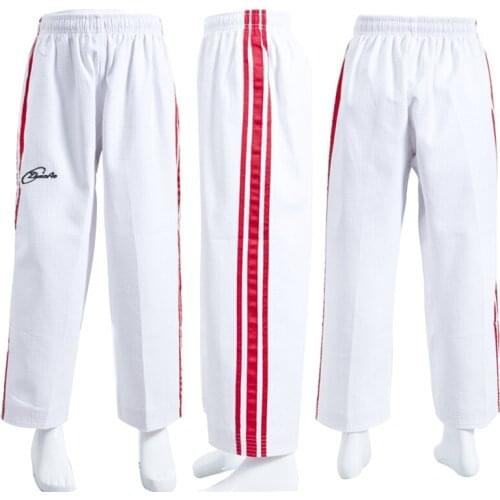 Adults children taekwondo pants 100% cotton karate taekwondo pants training clothes