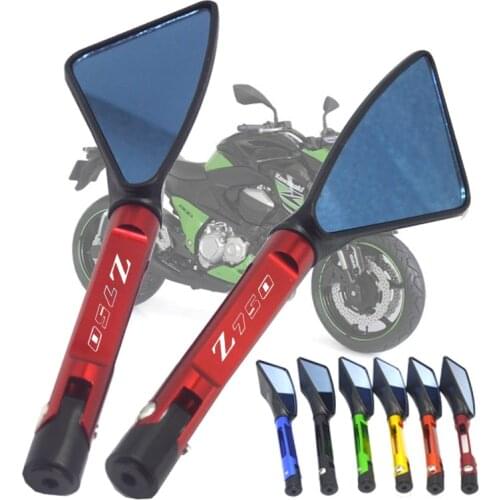 Universal Motorcycle mirror CNC side Rearview For kawasaki Z750 Z750R Z750S