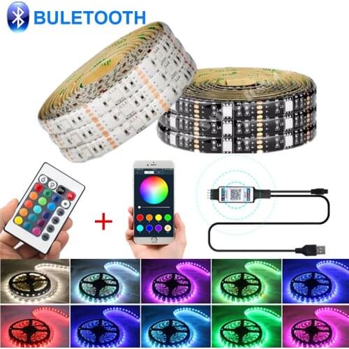 5V USB LED strip christmas RGB LED Light Waterproof 5050SMD Tape LED Strip Light For TV Background navidad luces led decoracion