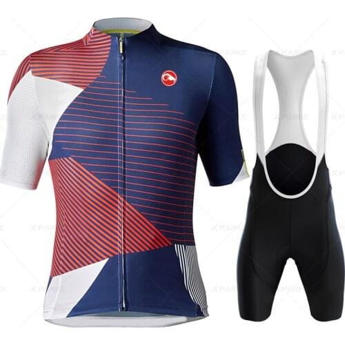 2020 Cycling Jersey Set Men Mtb Cycling Clothing Suits Quick Dry Bicycle Breathable Cycling Sportswear Short Sleeve Bike Uniform