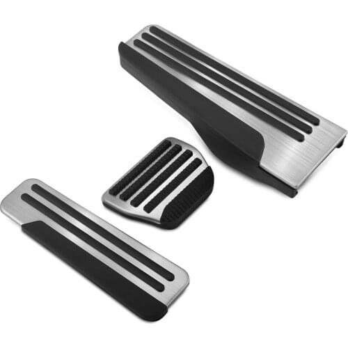 3Pcs Car Foot Rest Footrest Accelerator Fuel Gas Brake Pedal Pads Covers For Infiniti G25 G35 G37 Q50 Q60 EX25 QX50 QX70