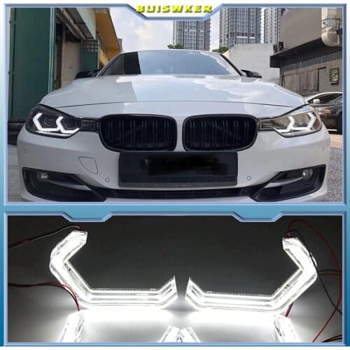 4Pcs M4 Iconic Style LED Crystal Angel Eye Kit Eyes Kits For BMW X3 E83 F25 X5 E70 F15 F85 X6 E71 E72 Z4 E85 E86 E89