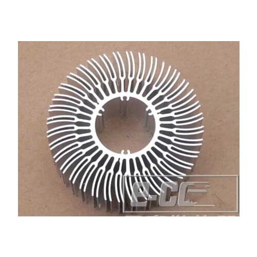 Free Ship 5PCS High-power round aluminum heat sink led sunflower radiator 70*27*20MM with 4 hole lamps and lanterns radiator