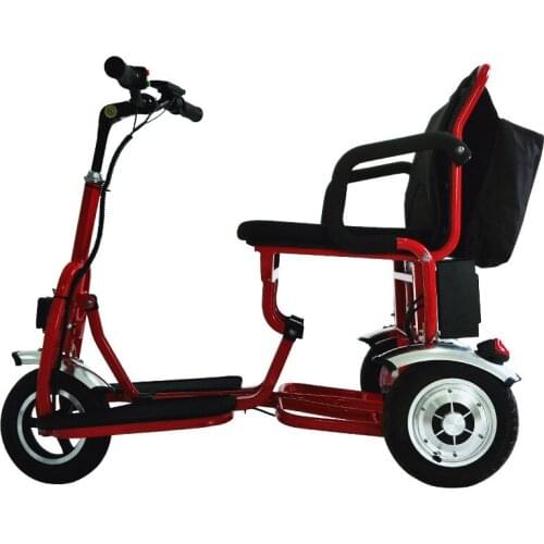 Elderly leisure electric tricycle, adult disabled smart scooter, folding electric scooter