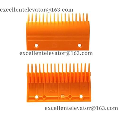 S655B6 S655B009H02 Plastic Comb Use for Hyundai Escalator Color Orange 1 Pack=5 Pieces