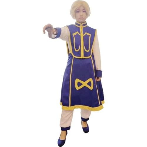 Hunter x Hunter Kurapika cosplay costume top+pant+coat full set 11