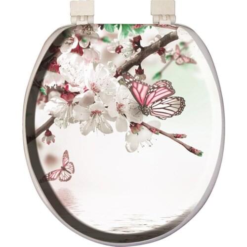 Softy Classic Pattern Soft Toilet Seat Cover White