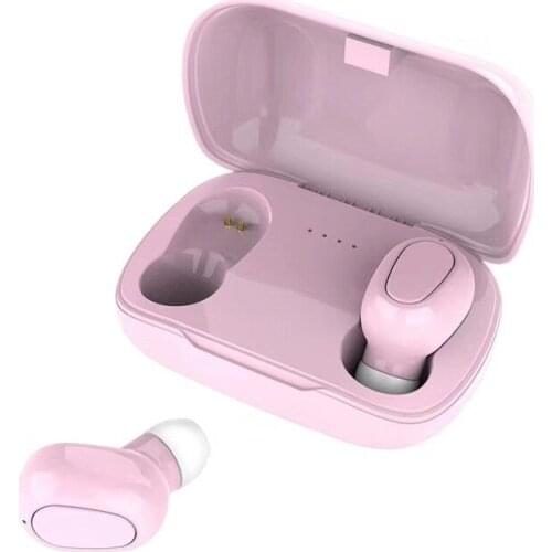 TWS Earphone Bluetooth 5.0 with Cabin True Wireless Running Sports Walking Noise Cancel for Phone Game Earbuds