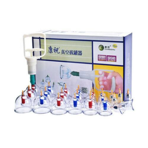Brand New Kangzhu 24 cups Biomagnetic Chinese Cupping Therapy Set