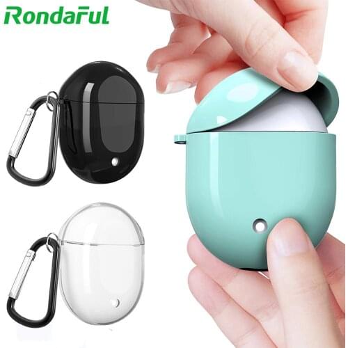 NEW TPU Protective Cover Case for Google Pixel Buds 2 Earbuds Anti-scratch Protector with Carabiner Earphone Accessories
