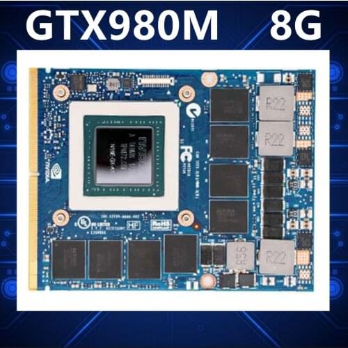 Original GTX 980M Graphics Card GTX980M with X-Bracket N16E-GX-A1 8GB GDDR5 MXM For Dell Alienware MSI HP via free DHL/EMS