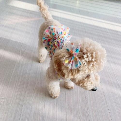 Spring And Summer Dog Tutu Dress Pet Dog Clothes Wedding Dress Skirt Puppy Clothing Pet Clothing Accessories Chihuahua Yorkie