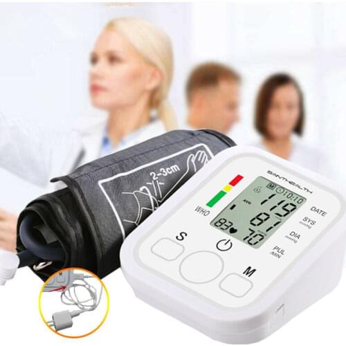 Drop Shipping Health Care Automatic Arm Blood Pressure Monitor Digital LCD Large Cuff Blood Pressure Meter Tonometer