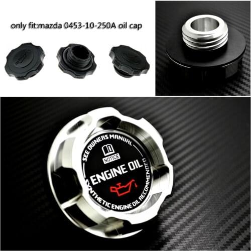 Silver Aluminum ENGINE Oil Cap For MAZDA RX7 RX8 323 FAMILIA BP 1.8L PROTEGE FSDET MIATA