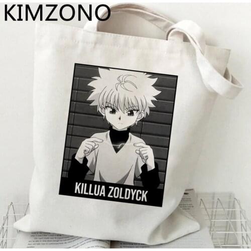 Hunter x Hunter shopping bag shopping bolso shopper recycle bag tote bag reciclaje fabric bolsas ecologicas foldable sac tissu
