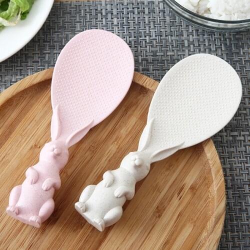 Home-Use Cute Bunny Non-Stick Rice Heat-Resistant Rice Spoon