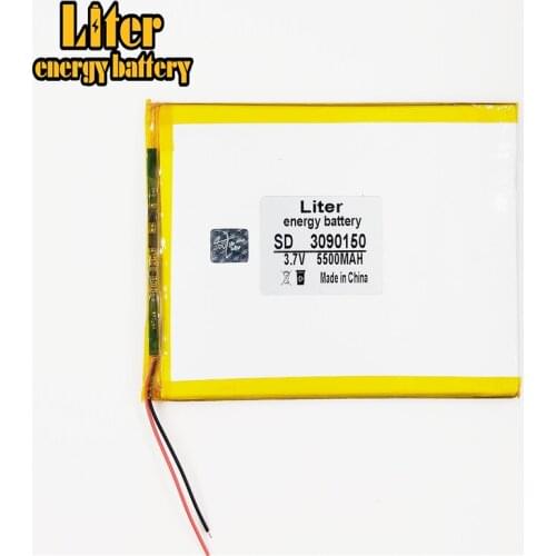 3090150 Tablet battery capacity 3.7V 5500mA Universal Li-ion battery for tablet pc 8 inch 9inch
