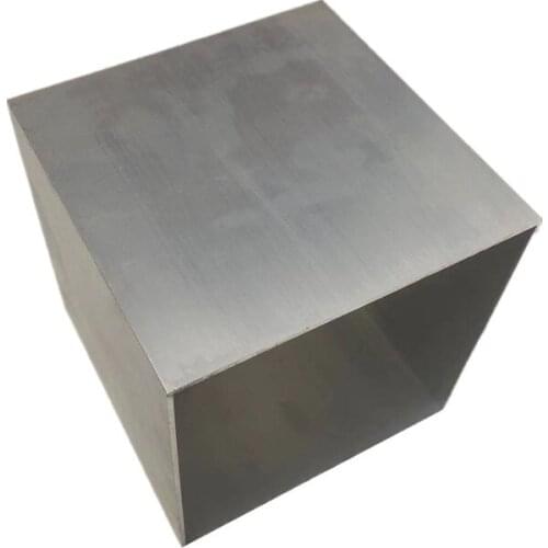 100mm*100mm*3mm square tube aluminum alloy hollow pipe rectangle straight duct vessel 100/200/300/400/500/550mm length