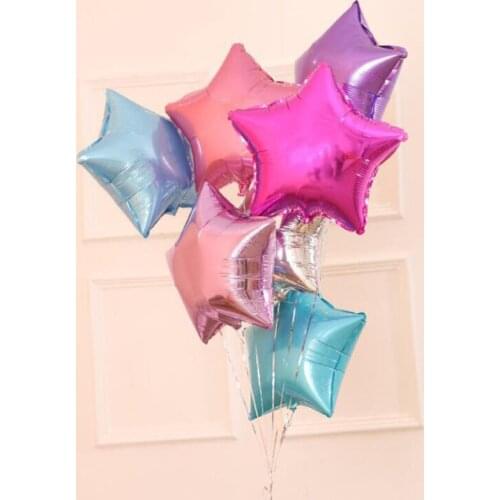 18 Inch Star Balloon Aluminum Foil Balloon Party Decor Props Birthday Wedding Baby Shower Party Decorations