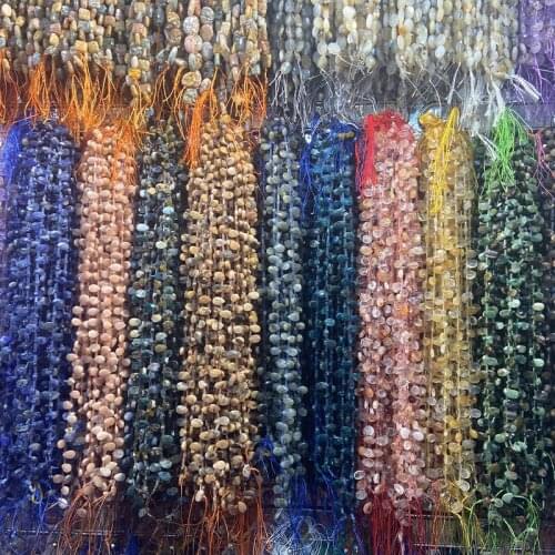 2mm Natural Blue Phosphor Gray Purple Agate Crystal Golden Sunstone Phoenix Pine Color Sapphire Purple Gradient Tourmaline Milu