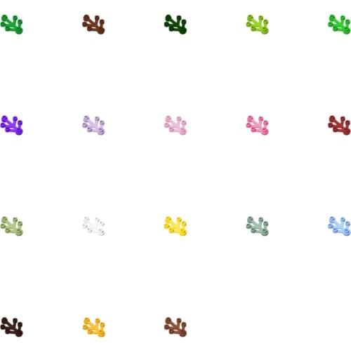 300pcs/lot Kennie Building Blocks DIY Plant enlighten block brick part Compatible with All brand NO.2423 Limb Element, Small