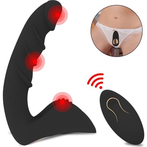 Wireless Remote Control Dildo Vibrator Prostate Massager Clitoral Stimulator Vibrating Anal Plug Sex toys for Women men Sex Shop