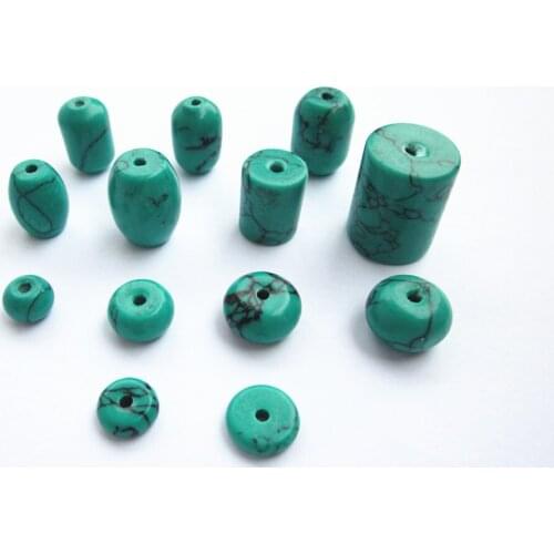 Turquoise abacus beads barrel beads waist beads partition cylindrical DIY jewelry handmade beads accessories