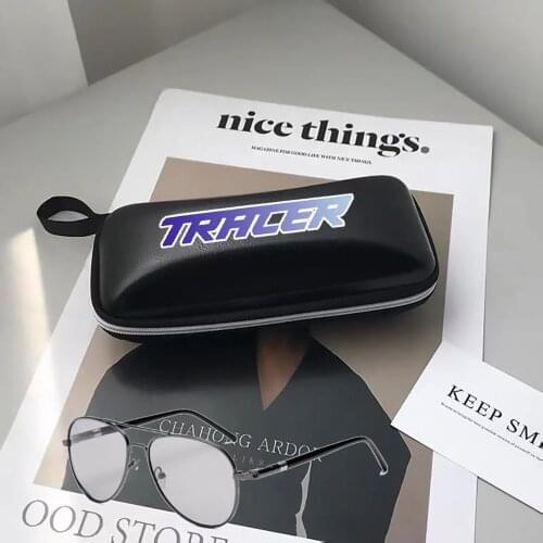 For Yamaha MT09 TRACER 900 GT mt 09 XSR 900 2015-2021 Black leather printing logo glasses Case sunglasses Case Box accessories