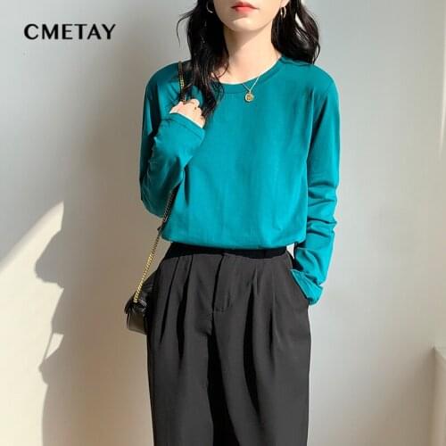 CMETAY Women's Loose T-Shirts