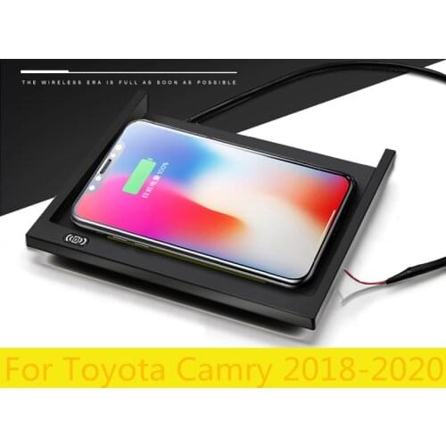 For Toyota Camry 8th Sedan 2018-2020 Car mobile phone fast charging wireless charger car charger modification accessories