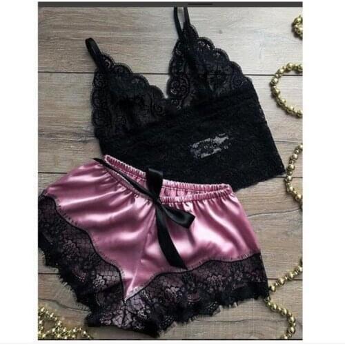 Simulation Silk Sling Pajamas Body Suits Dresses for Women Slutty Clothes Sexy Nightwear Lingerie Bodysuit Plus Size Costumes