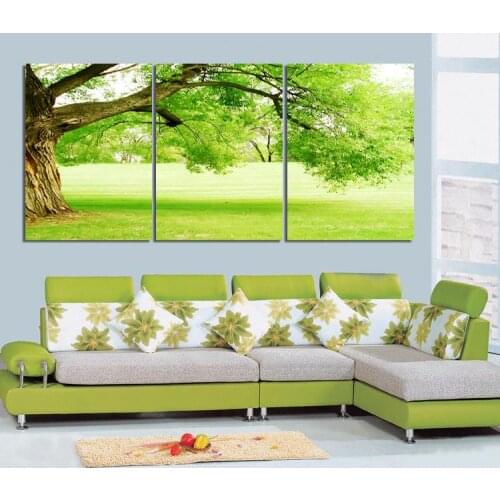 Canvas Painting Hot Modern No Huge Wall Art Oil Painting On Canvas Tree Landscape 2016 Top Fashion Decorate Pictures Unframed