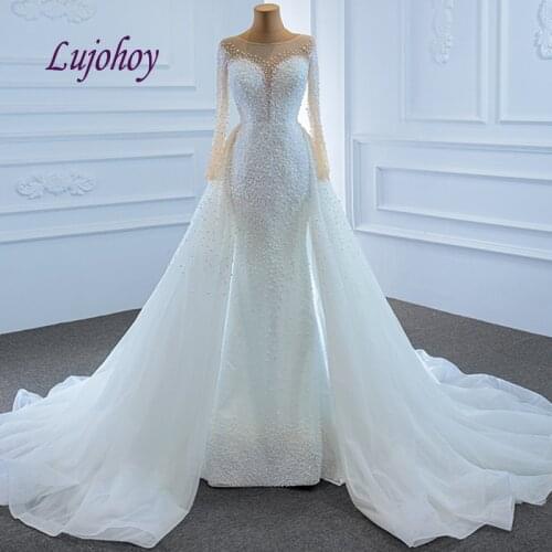 Свадебные платья со шлейфом Lujohoy China At AliExpress