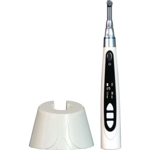 NEW 1set nuevo equipo de odontología dentista Endomotor Dental 1: 1 pieza de mano Contra ángulo pantalla OLED HD y mango inalámb