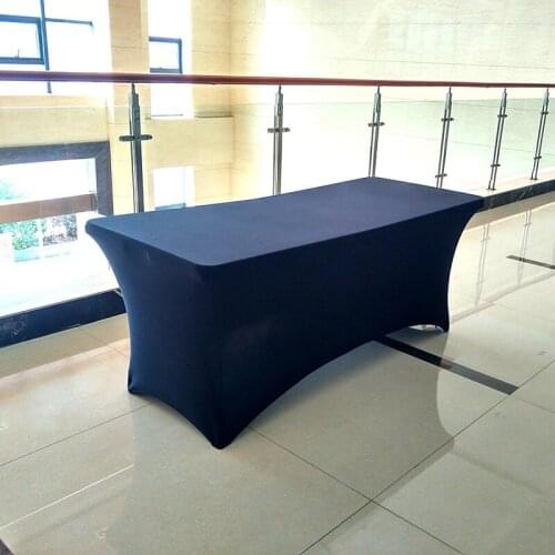 New Big Size Stretch Bar Table Covers White Black Spandex Lycra Cocktail Table Covers For Hotel Party Wedding Decoration
