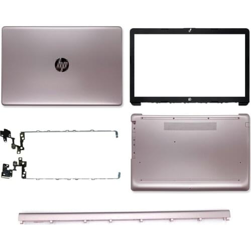 Original New Laptop LCD Back Cover/Front Bezel/Bottom Case/Hinges For HP Pavilion 17-BY 17-CA Top Back Case L25489-001 Pink